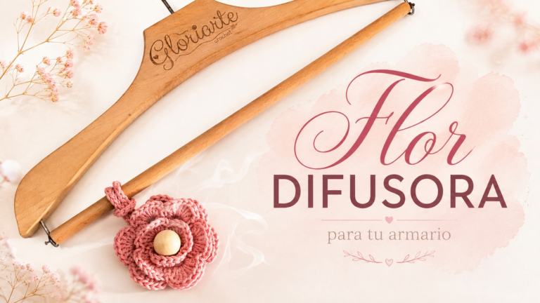 Flor difusora Crochet
